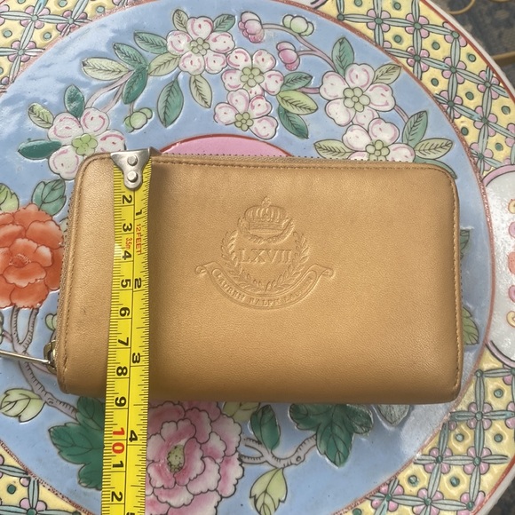 Ralph Lauren Vintage Tan Leather Wallet - Picture 12 of 13
